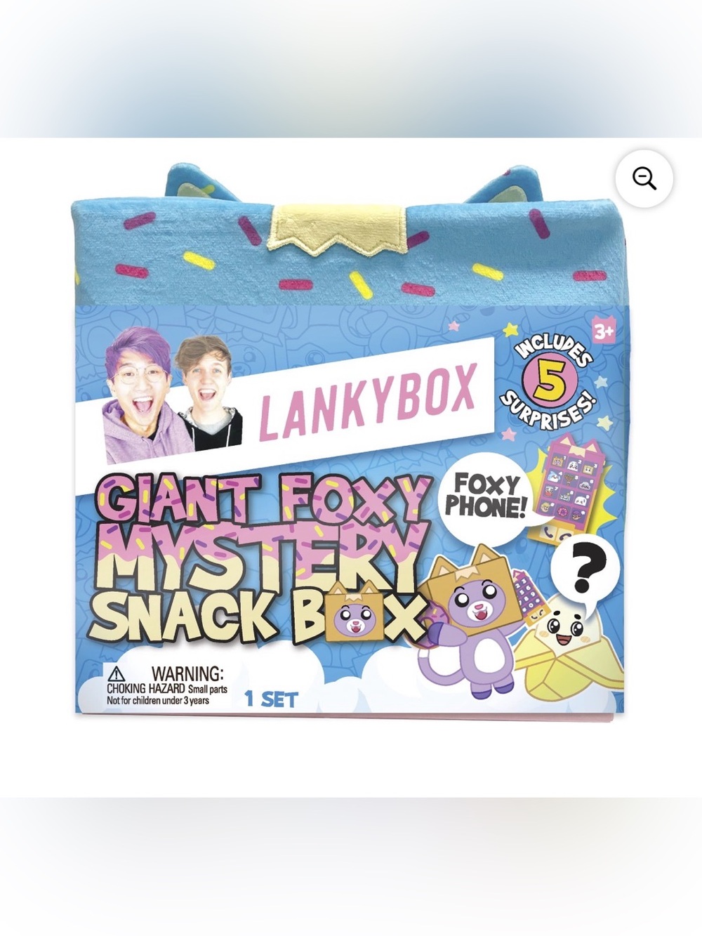 NWT 🆕 Sealed LankyBox Giant Foxy Mystery Box with 5 surprises